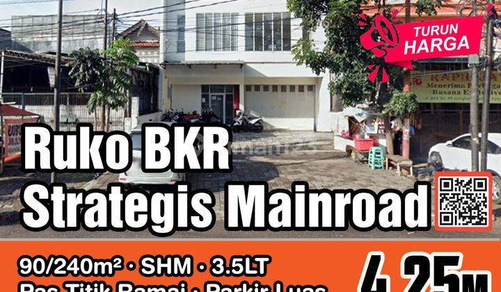 Ruko Strategis Bkr Bandung Kota, Ready Penyewa, Cocok U Invest, Nego 1