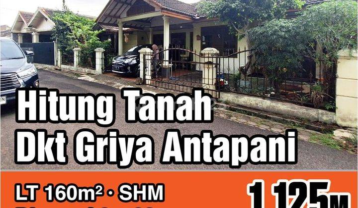 Hitung Tanah Sayap Sukanagara Antapani Bandung, Murah, Jalan Lebar 1