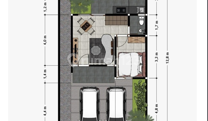 Cluster Cimahi Bandung, DP 1 Juta Saja Sudah Dapet Rumah Baru 2 Lantai, All in 2