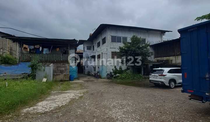 Dijual Tanah Strategis + Bangunan 3 Lantai & Gudang - Area Gudang Daan Mogot, Tangerang