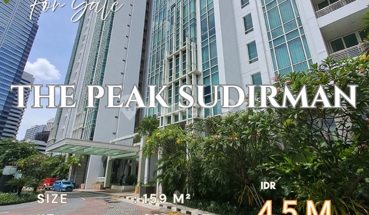 Dijual. Unit Fully Furnished Apartemen The Peak Sudirman. Siap Huni. 