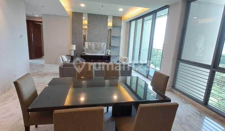 For Rent. Spacious & Exclusive Apartment In Senayan City Residence. Private Lift, One Unit Per Floor. 1