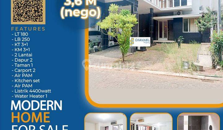 Dijual Cepat Rumah Cluster siap huni Delatinos Bsd city, vn 1