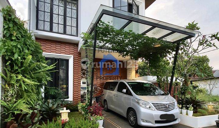 Rumah Minimalis Tropis Dalam Townhouse Bintaro Siap Huni Semi Furnished 1