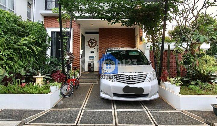 Rumah Minimalis Tropis Dalam Townhouse Bintaro Siap Huni Semi Furnished 2