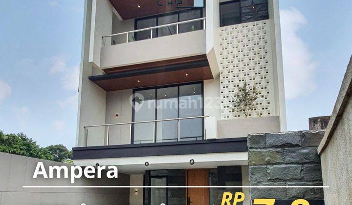 Rumah Turun Harga Di Ampera Kemang Plus Rooftop Dalam Komplek 1