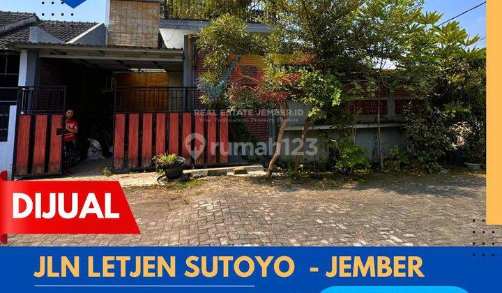 RUMAH POJOK LUAS DI JLN LETJEN SUTOYO JEMBER 1