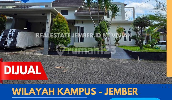 Rumah Luas Posisi Pojok Di Cluster Wilayah Kampus Jember