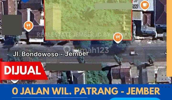 Tanah Pinggir Jalan Utama Patrang Jalur Bondowoso Jember  1