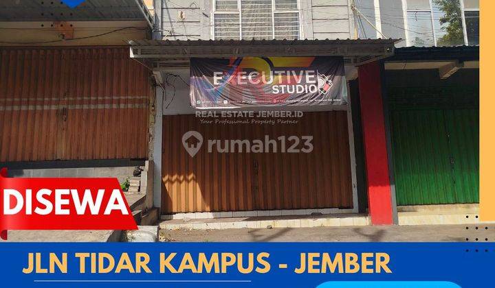 Ruko Di Jln Tidar Pusat Kampus Samping Jetos Jember 1