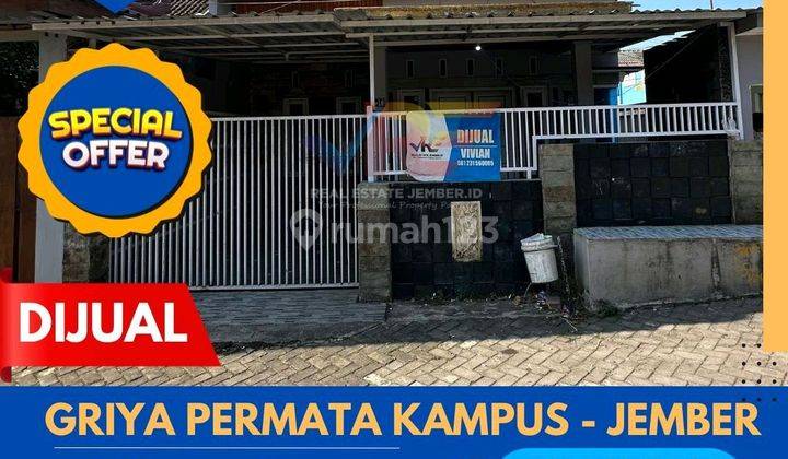 Rumah Pojok Di Griya Permata Kampus Jember 1