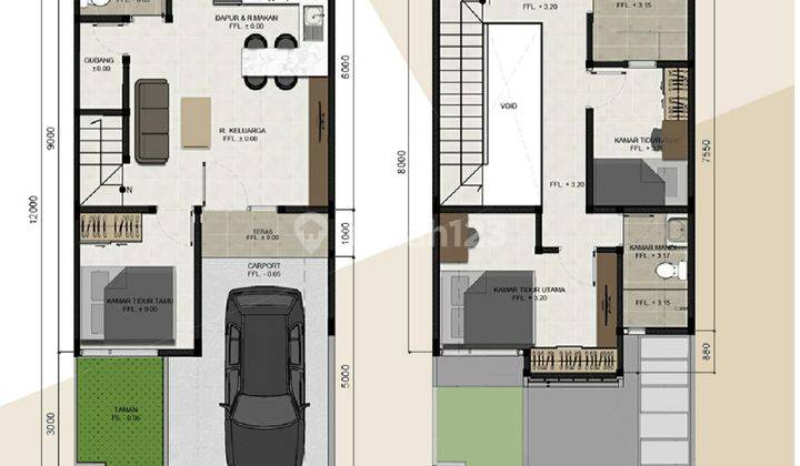 Rumah Baru Minimalis Modern Dalam Cluster Antapani Bandung 2