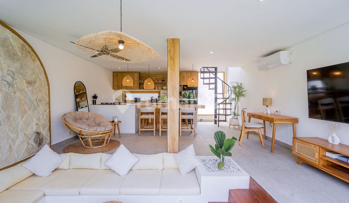 New Tropical Style Three Bedroom Leasehold Villa In Tibubeneng Vl3122 2