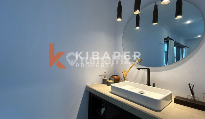 Comfy Two Bedroom Open Living Room Tropical Villa Conveniently Set in Berawa YRR3375 2