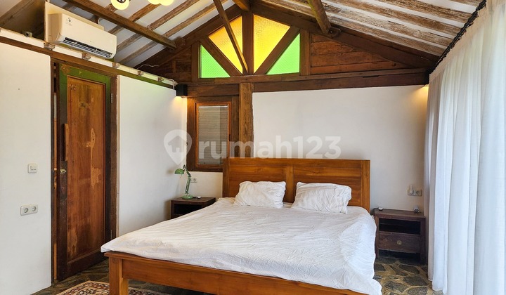 Villa sewa terjangkau di tepi sungai dengan sentuhan tradisional di Nyanyi VL3219