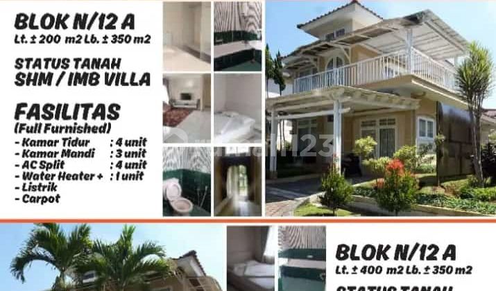 For Quick Sale 3 Ready-to-Live Villas with SHM and IMB in Villa Kota Bunga Resort, Cianjur, West Java