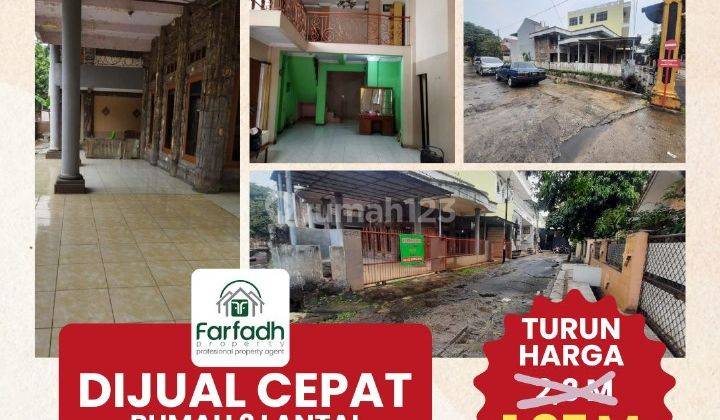 Dijual Cepat Rumah Bertingkat Sangat Strategis Siap Huni Shm Jatiwaringin 1
