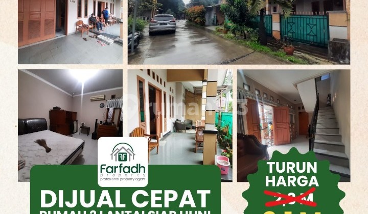 Dijual Cepat Rumah Bertingkat Sangat Strategis Siap Huni Shm Jatiwaringin 1