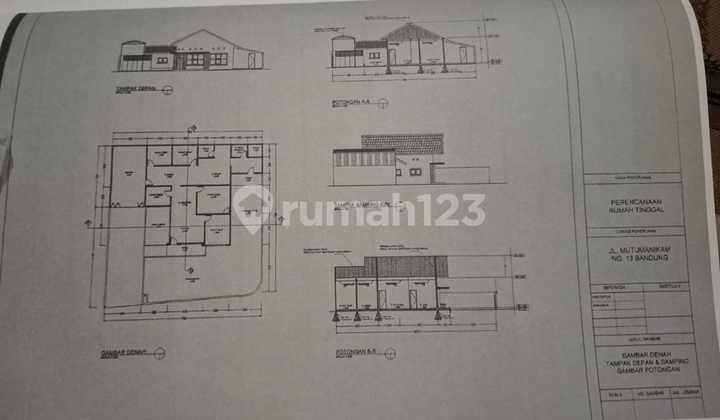 Land-Counted House in a Strategic Location in the Bkr Area of Bandung City 2