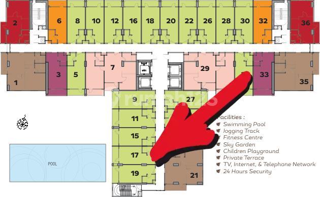 Apartemen Type Studio Kosongan di Galeri Ciumbuleuit 3 Harga Nego Sampai Jadi 2