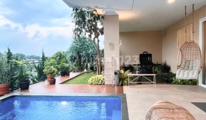 Rumah Mewah Full Furnish dengan Swimming Pool di Resor Dago Pakar 2