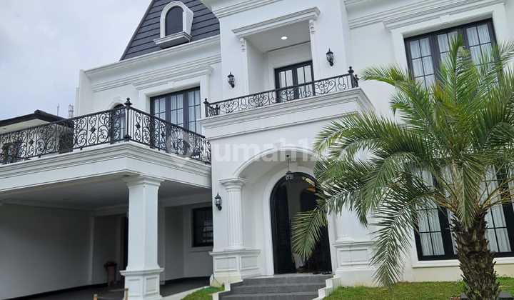 For Sale Brand New House @ Menteng Residences Bintaro Jaya Sektor 7. Rumah American Classic 4+1 Kamar Dengan Swimming Pool. SHM Rp 8 M Nego, Dekat Mall Xchange & Tol 0811171xxxx