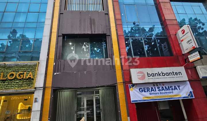 For Rent Kebayoran Arcade Shop House @ Boulevard Bintaro Jaya Sector 7 - 4-story shop house measuring 5x14m Cheapest Guarantee Rp 195 million/year 08111710202 suitable for Office, Restaurant, Clinic 1