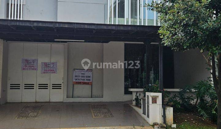 Disewakan rumah Discovery Eola 150/168m 4 kamar - Garasi 1+ carport 2 - Depan Taman - AC & Gordyn Rp 120 Juta per tahun - 08111710202 1