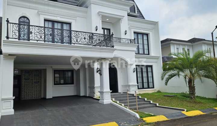 For Sale Brand New House @ Menteng Residences Bintaro Jaya Sektor 7. Rumah American Classic 4+1 Kamar Dengan Swimming Pool. SHM Rp 8 M Nego, Dekat Mall Xchange & Tol 0811171xxxx 2