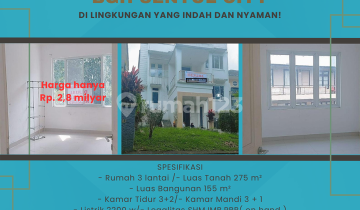 rumah MURAH cluster elit di BGH sentul city babakan madang bogor rumah MURAH cluster elit di BGH sentul city babakan madang bogor
