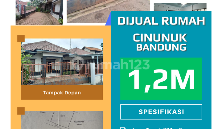 rumah di cinunuk lokasis strategis aman nyaman bebas banjir