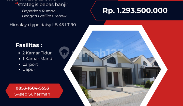 Rumah ready d soekarno hatta kodya bandung strategis bebas banjir Rumah ready d soekarno hatta kodya bandung strategis bebas banjir