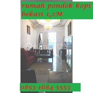 Rumah 2lt Baru Semi Furnished SHM Bintara Pondok Kopi Bekasi  1