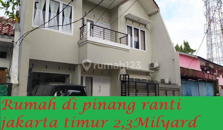 Rumah 2 Lantai Baru SHM di Pinang Ranti Jakarta Timur Strategis  1