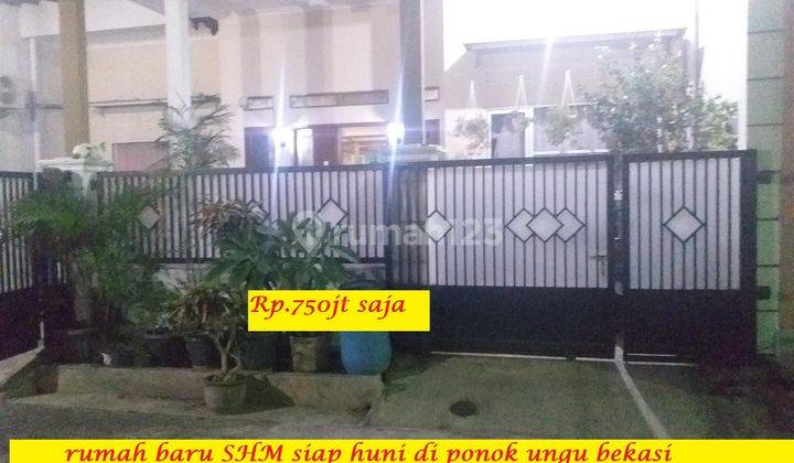 Rumah 2 Lantai Bagus SHM Siap Huni di Ponok Ungu Bekasi Strategis 1