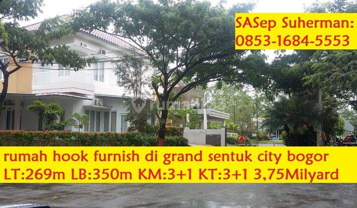 Rumah 2 Lantai Furnished SHM di Grand Sentuk City Bogor Strategis 1