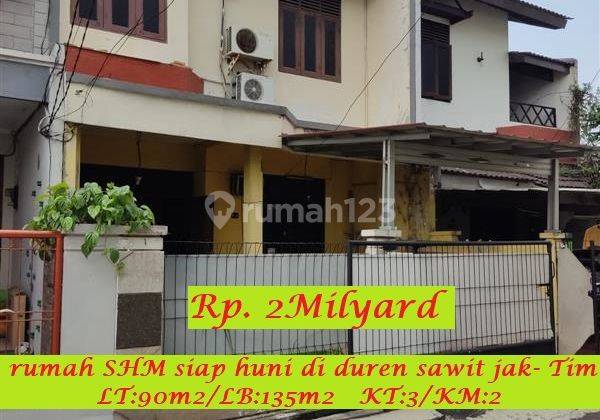 Dijual Murah Rumah SHM Siap Huni di Duren Sawit Jakarta Timur  1