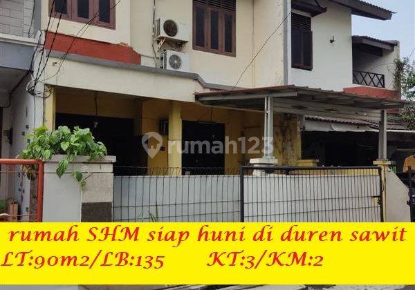 Dijual Murah Rumah SHM Siap Huni di Duren Sawit Jakarta Timur  2