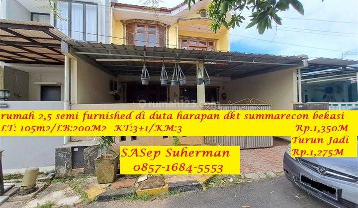  Rumah 2,5 Semi Furnished Duta Harapan Dkt Summarecon Bekasi  1