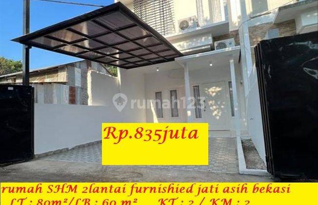 Rumah SHM 2lantai Furnishied Jati Asih No Bebas Banjir Strategis 1