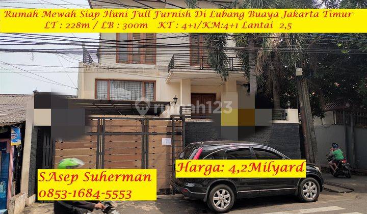 Djual Murah Rumah Mewah Siap Huni Full Furnish Di Lubang Buaya  1