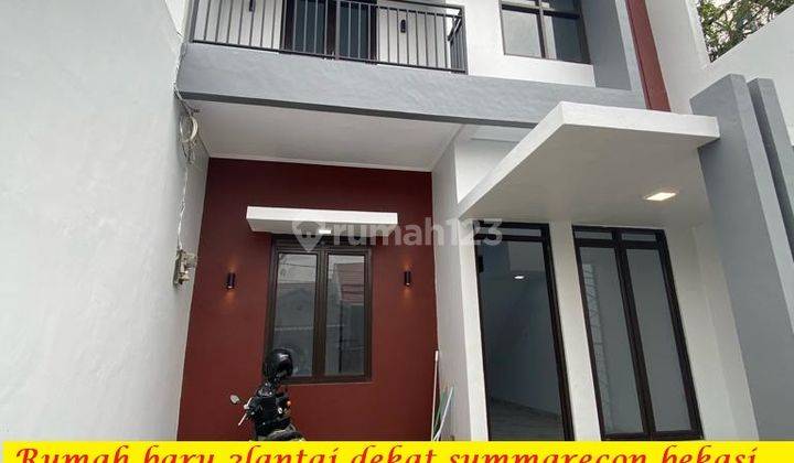 Dijual Murah Rumah Baru 2lantai Strategis Bebas Banjir Bekasi 1