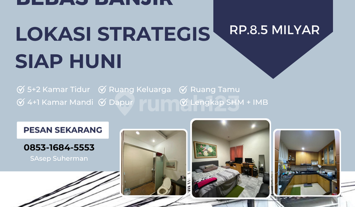 rumah di otista jakarta timur bebas banjir strategis siap huni 2