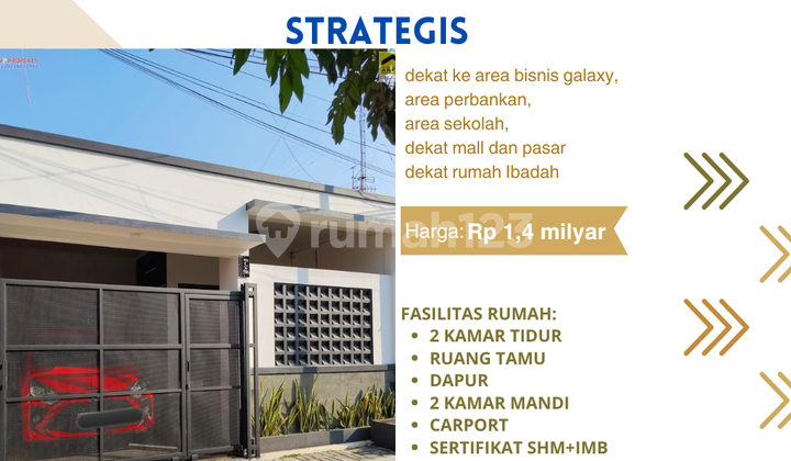Rumah di Like New Galaxy bekasi selatan bekasi siap huni nobanjir Rumah di Like New Galaxy bekasi selatan bekasi siap huni nobanjir