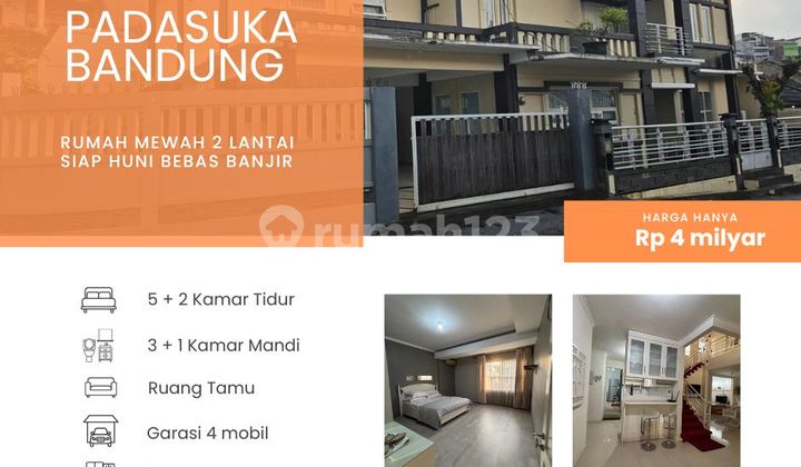rumah di padasuka bandung siap huni bebas banjir aman nyaman