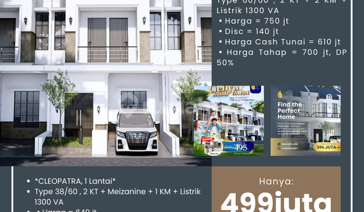 Rumah Baru 1 & 2 Lt Eropa Classic Cihanjuang Dekat Pemkot Cimahi Rumah Baru 1 & 2 Lt Eropa Classic Cihanjuang Dekat Pemkot Cimahi