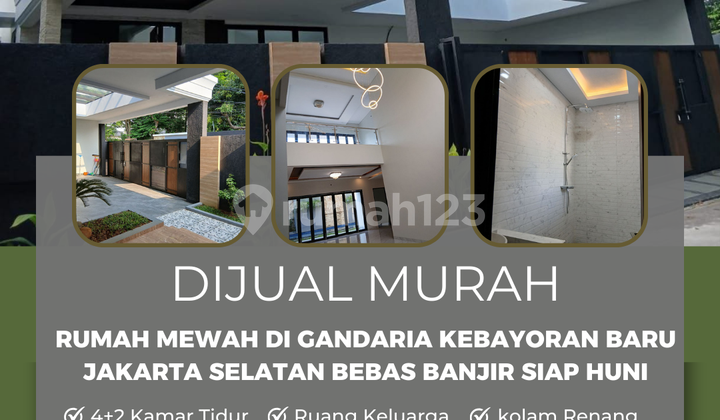 rumah mewah di gandaria kebayoran baru jakarta selatan NObanjir