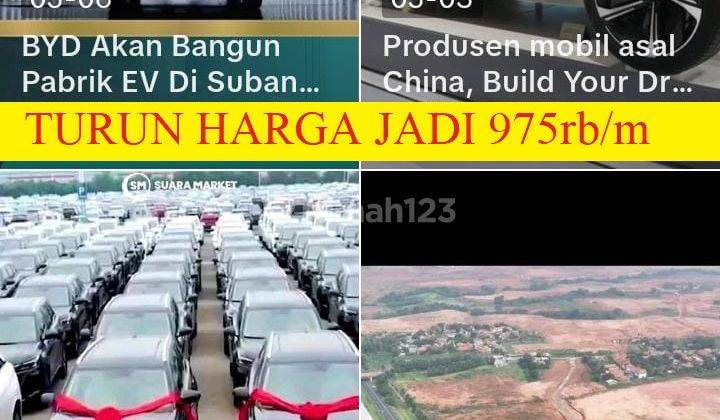 Tanah di Kawasan Pelabuhan Internasional Patimban Subang Jabar 1