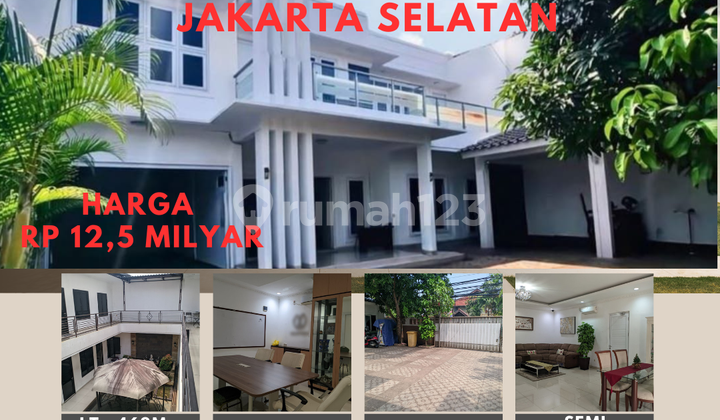 Perkantoran 600m2 SHM Pasar Minggu, JakartaSelatan Bagus nobanjir