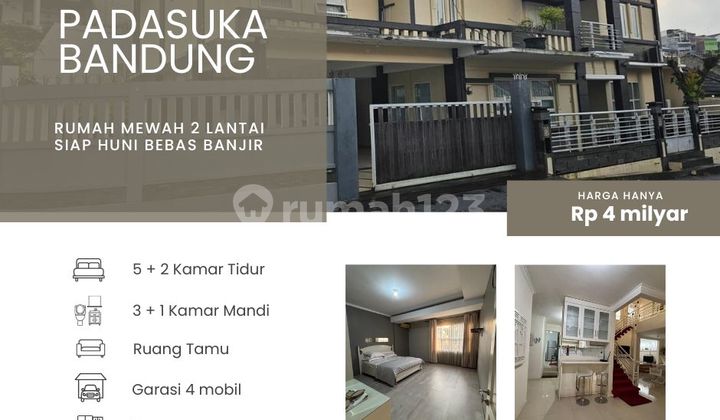 rumah di padasuka bandung siap huni bebas banjir aman nyaman